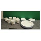 33 Pieces Serving for 8 Corelle Dishes