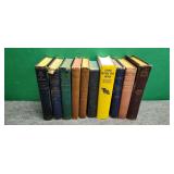 10) Vintage Collectible Hardback Books