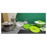 Salad Prep Bowl & Other Strainer, Pans