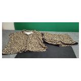 Jayspun Women's Cheatah Pajama Set Size Medium