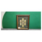 13 1/2'ï¿½16 1/2' Collection of Framed Golf Stamps