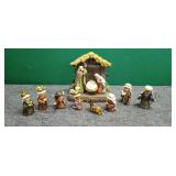 Vintage Nativity Scene Figurines