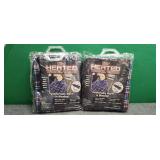 Two Heated Travel Throw Blankets