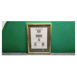 Small Collection of Framed Banking Stamps