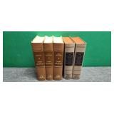 5) Collectible Vintage Hardback Books