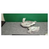 Aluminum Bird Serving Dish