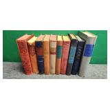 10) Vintage Collectable Hardback Books