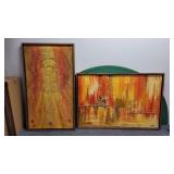 MCM Van Hoople Sunburst Paintings