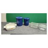 CorningWare Dish, GlassBowls, Tupperware Container