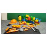 Vintage Kids Toys and Tools, Stacking Blocks
