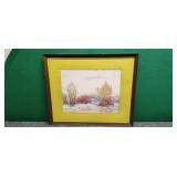18 1/2'ï¿½21 1/2' Signed Water Color Art