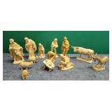 Wood Christmas Figurines
