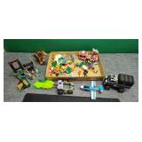 Assortment of Legos and Other Kids Toys