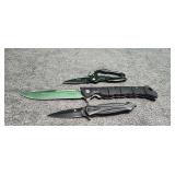 Two 3' Blade & One 6' Blade Knives