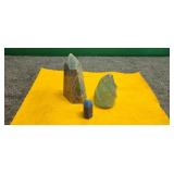 Possible Green Fluorite, Calicite Polished Stones