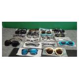 22) Pairs of Fashion Glasses Some Reading Glasses