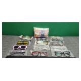 30) Pairs of Fashion Glasses, 16) Kids Glasses