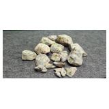 Light colored unpolished mineral Rock