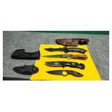 One pocket three belt knives possibly fake