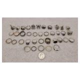 38)  Vintage Rings  (Various Sizes)