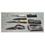 Four Belt Knives