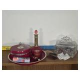 Avon vanity set hair barret