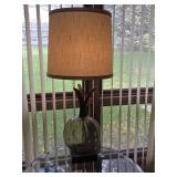 Pineapple carved lamp