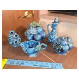 Inarco Mood Indigo blue art pottery 5ct
