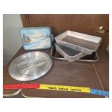 Cake pans, tray