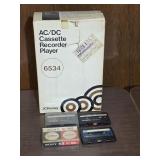 JCPenney Model 6534 AC/DC Cassette Recorder Player