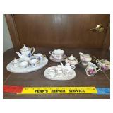 porcelain miniature tea sets