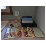 Cook books and coffee pod storage drawer