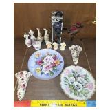 Lefton China vases flower decor