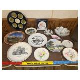 State plates and hand-painted plates