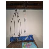 Yard chair plant stand