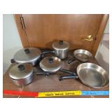 Revere Ware copper-clad stainless steel cookware