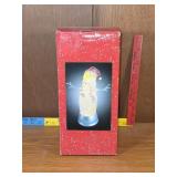 Snowman glitter lamp