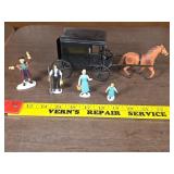 Amish style horse and buggy