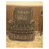 Brown rocking chair