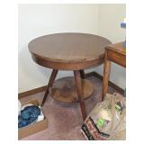 Mersman mid-century modern circular tripod end