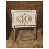 Metal TV stands 4ct w/holder