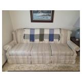 Flexstell 3 seat couch w/throw