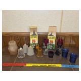 Tulip candle holder and votive candle holders