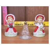 Geo. Z. Lefton 1950's christmas bells Angles