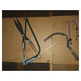 Hand saw hedge clipper sickle with a wooden