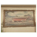 Covered bridge print