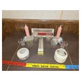 candles and holders