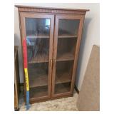 Wooden display cabinet