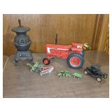 Farmall tractor cast iron sample stove