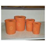 Tupperware canister 4 piece set